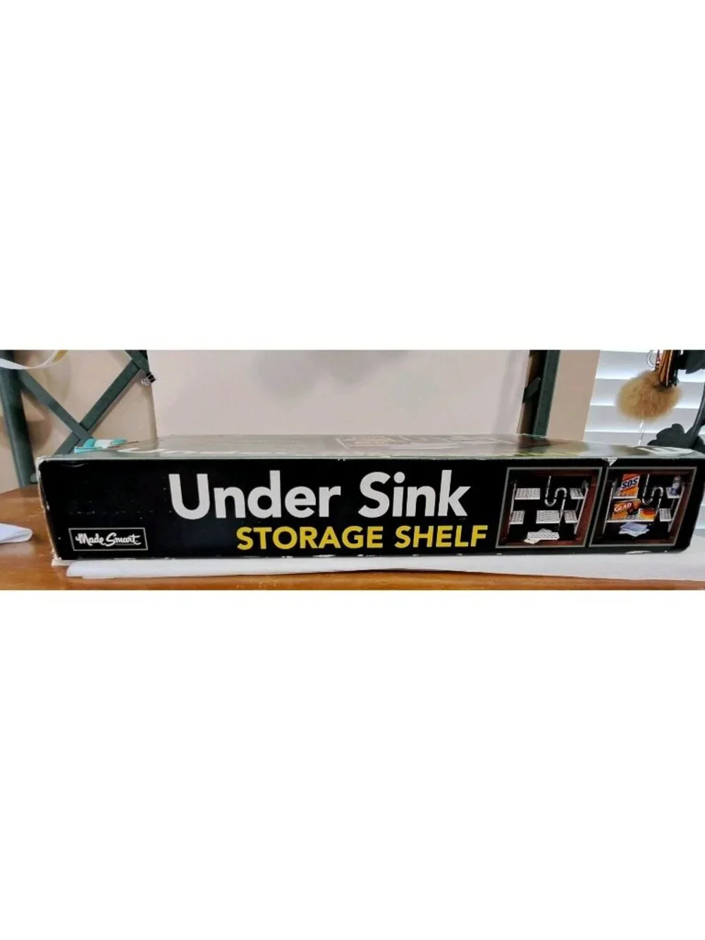 Made Smart Under Sink Storage Shelf Expandable Open Box